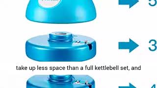 Jpodream Kettlebell, Adjustable Kettlebell Weights 5lbs, 8lbs, 9lbs, 12lbs, Great for Home or Gym