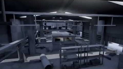 Abandoned Warehouse Map White-box | Unreal Engine 4