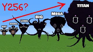 I Spawn All Size Wither Storm in Minecraft! Wither Storm Size Comparison 2023