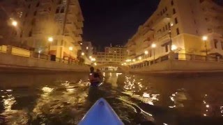 Kayaking at the Pearl Qatar