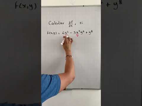 Derivadas parciales #youtubeshorts