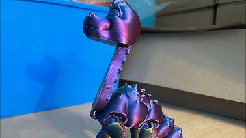 ##bambulab  X1C - (Time-Lapse, Flexi Factory Dinosaur)