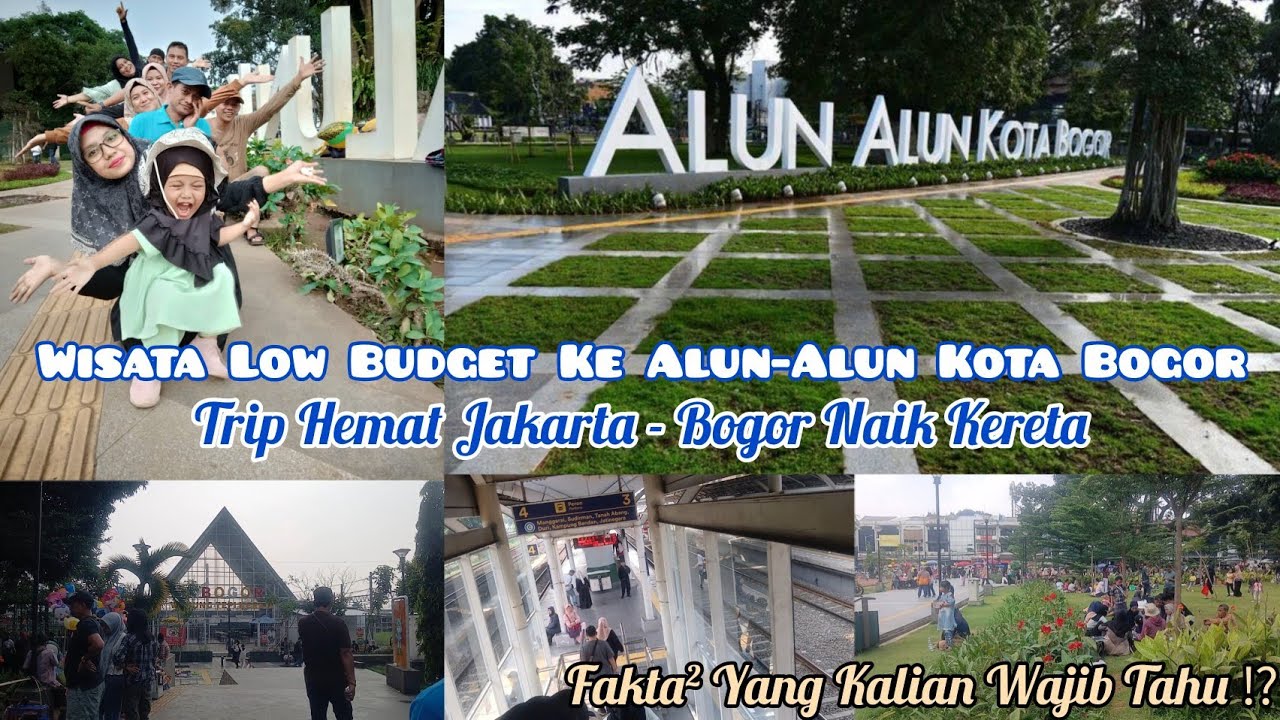 WISATA LOW BUDGET KE ALUN ALUN KOTA BOGOR 2024 | Trip Hemat Jakarta - Bogor Naik KRL