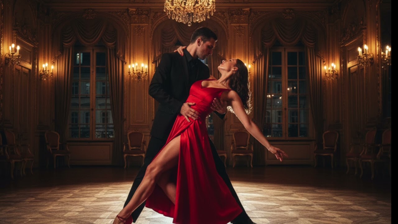 Red Silk Tango 🌹 Passionate & Sensual Argentine Tango (Instrumental 432Hz)