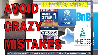 Mistakes on All USMLE STEP 1 Resources || UWORLD, FIRST AID , PATHOMA, BnB, Rx | USMLE BOOSTER MD