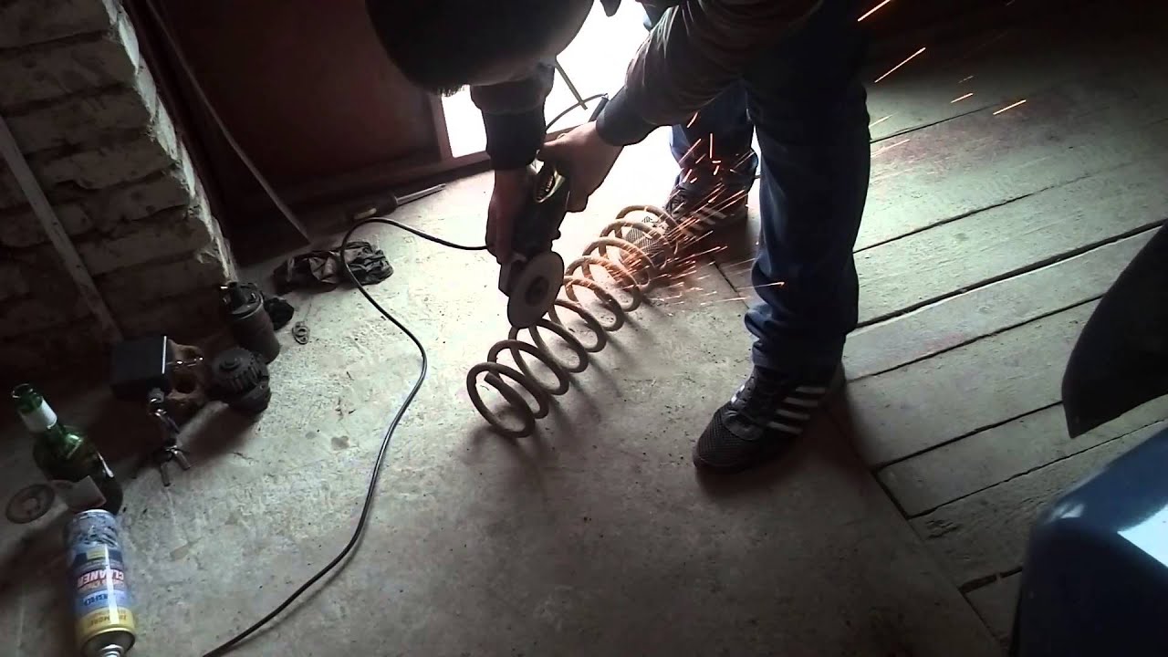 Как срезать пружины ваз 2106 - фото