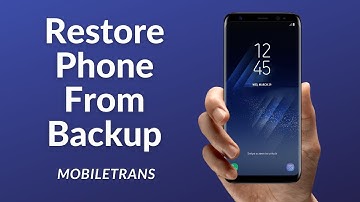 How to Restore Your Phone From Backup | MobileTrans Restore |