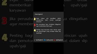 Slip Gaji atau Upah Slip Gaji atau Upah