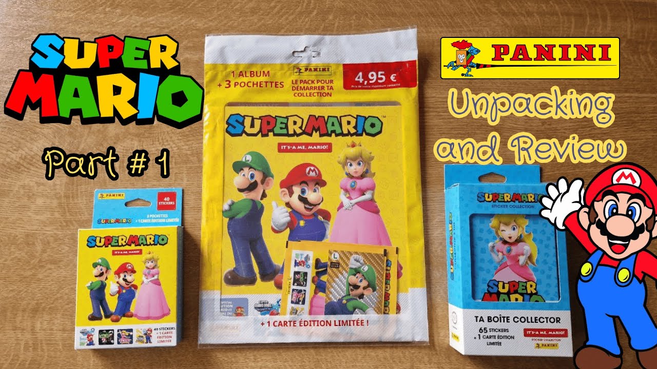 Panini Super Mario – “It’s a me, Mario!” 2025 Unpacking and Review Part 1