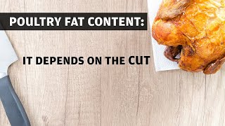 Poultry Fat Content: It Depends on the Cut Fat Content In Chicken Wings