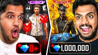 1$ Vs 100000$ FreeFire Collection 🔥 AMITBHAI vs NAYAN 🔥