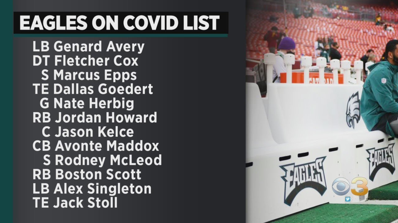 Eagles Place 12 Players On COVID-19 List