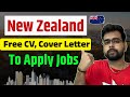 New Zealand Free CV & Cover Letter 2026 🇳🇿