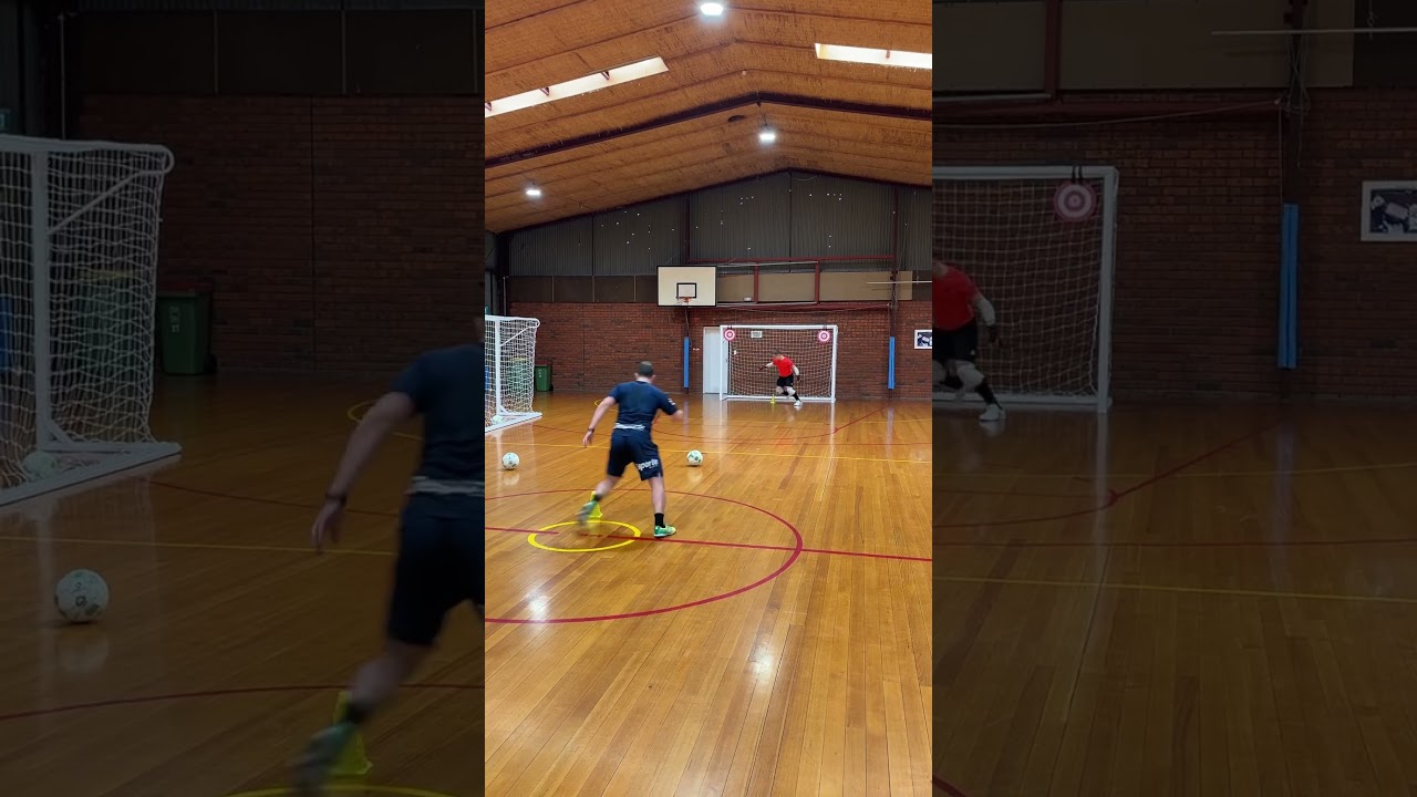 Futsal Shooting Challenge: Player vs Goalkeeper!