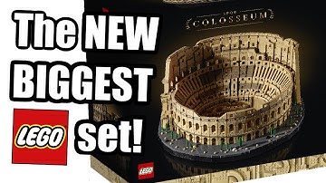LEGO Colosseum! The BIGGEST LEGO set EVER.