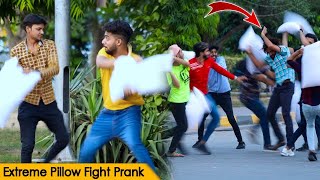 Epic Pillow Fight With a Twist @CrazyPrankTV