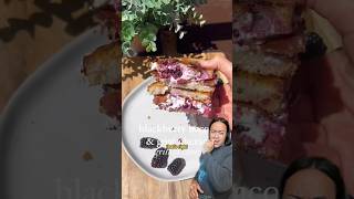 Trying a Blackberry Bacon   Goat Cheese Grilled Cheese Sandwich
