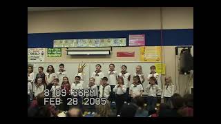 2005 02 28 Morgan 1st grade patriotic program