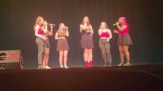 Somewhere Only Yellow - Coldplay x Keane Acapella Mashup (NC State Ladies in Red)