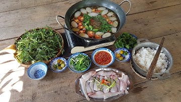 Thả Cá Nuôi Trong Vèo | Bữa Cơm Đạm Bạc Cùng Tía | Cậu An Miền Tây_198