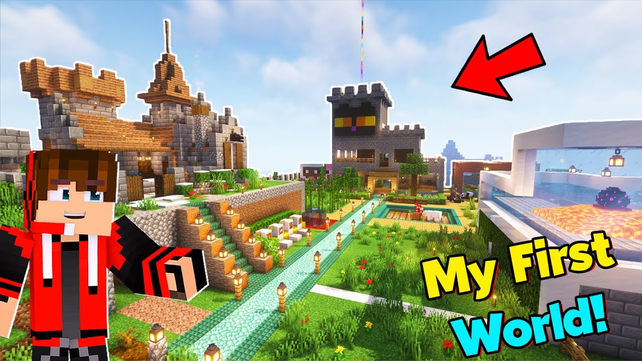 Visiting My Old CROREPATI Houses In Minecraft.... YouTube