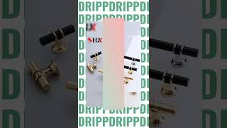 Celebrity Modern Zinc Alloy Black Gold Door Handles Kitchen Cabinet Handles Solid Drawer Knobs Fashion Furn... Profile