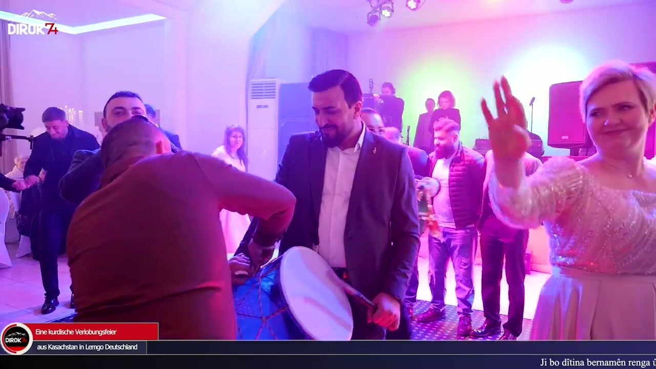 Eine kurdische Verlobungsfeier  aus Kasachstan in Lemgo Deutschland