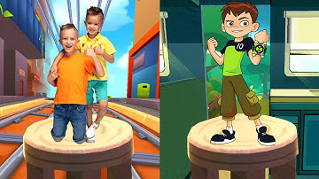 Ben 10 Up To Speed VS Vlad & Niki Run - All Characters Android Gameplays