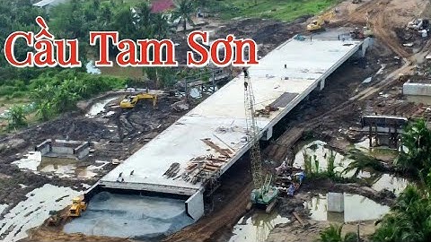 Đường dẫn cầu Rạch Miễu 2 / Cầu Tam Sơn kết nối xã Sơn Đông và xã Tam Phước Châu Thành Bến Tre