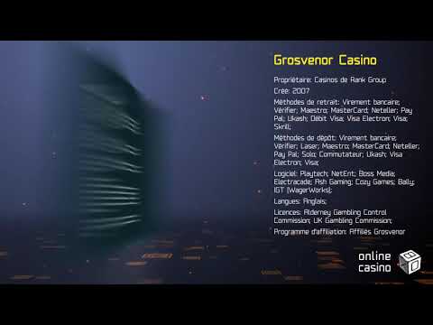 Les secrets du jeu dans le casino GrosvenorCasino: revue du portail CasinoEnligneBOX.com