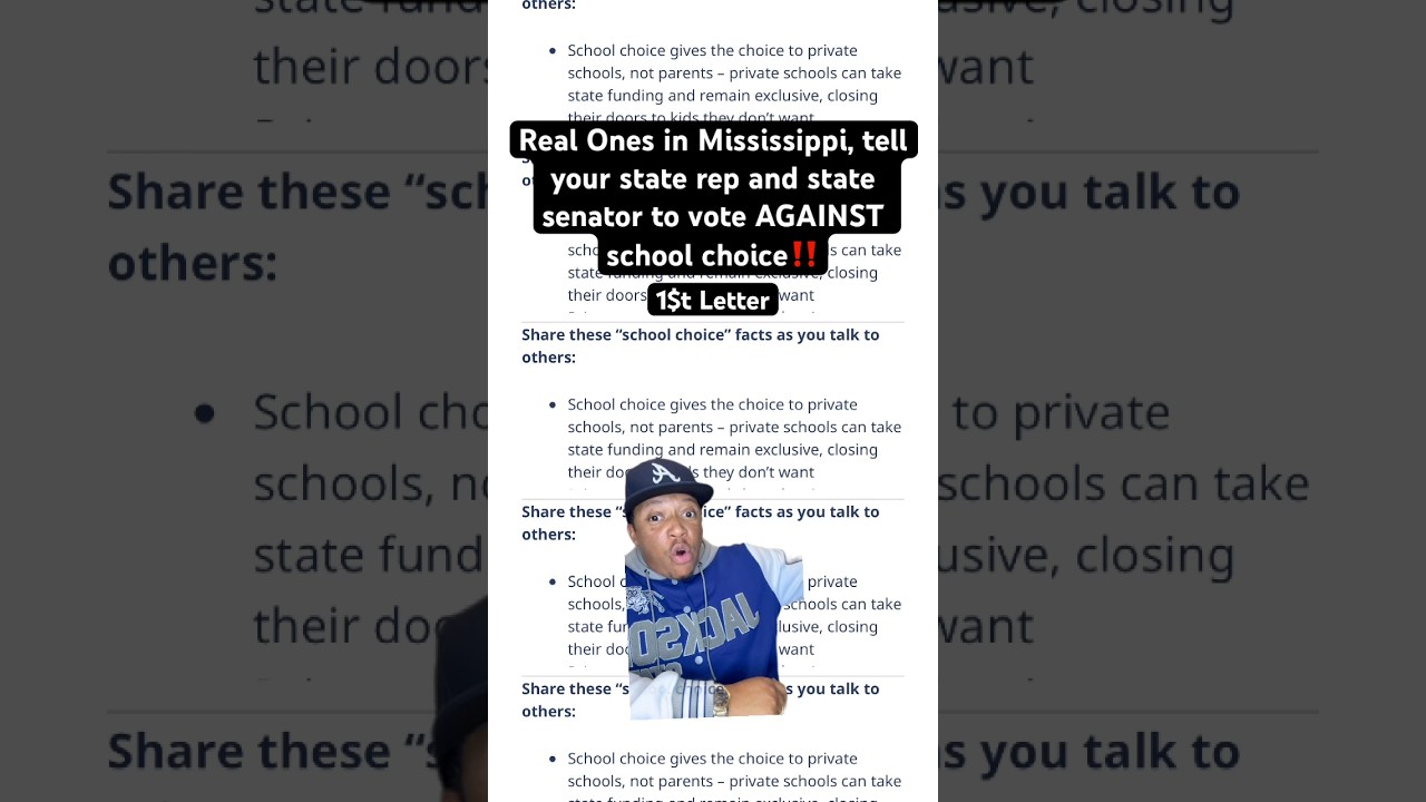 Жители Миссисипи, скажите своим представителям в законодательном собрании штата и сенаторам штата...