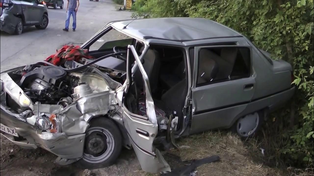 Разбитая в хлам Славута