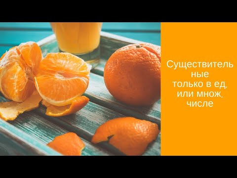 Lecture 2 🌟Существительные только в ед. или множественном числе | Nouns in singular or plural only