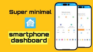 Super Minimal Home Assistant Dashboard for you iPhone