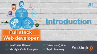Full Stack Web Developer -   Introduction | By Narasimha Reddy | Pro Stack Academy