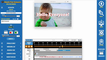 Kinetic Text Animator Walkthrough