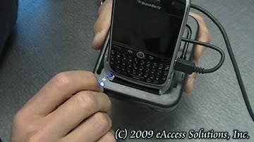 BlackBerry Curve 8900 Cradle Demo and Feature Instruction