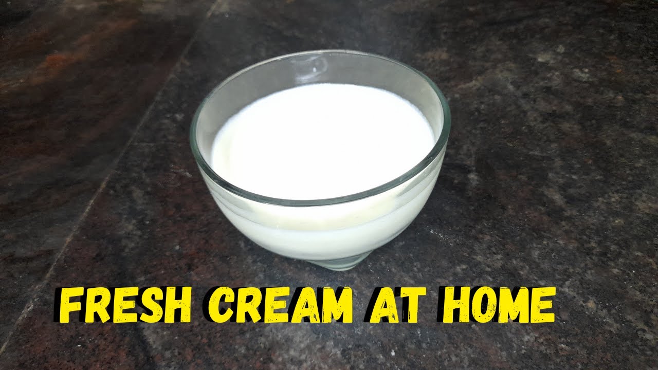 How to prepare Fresh Cream recipe at home Fresh cream from milk