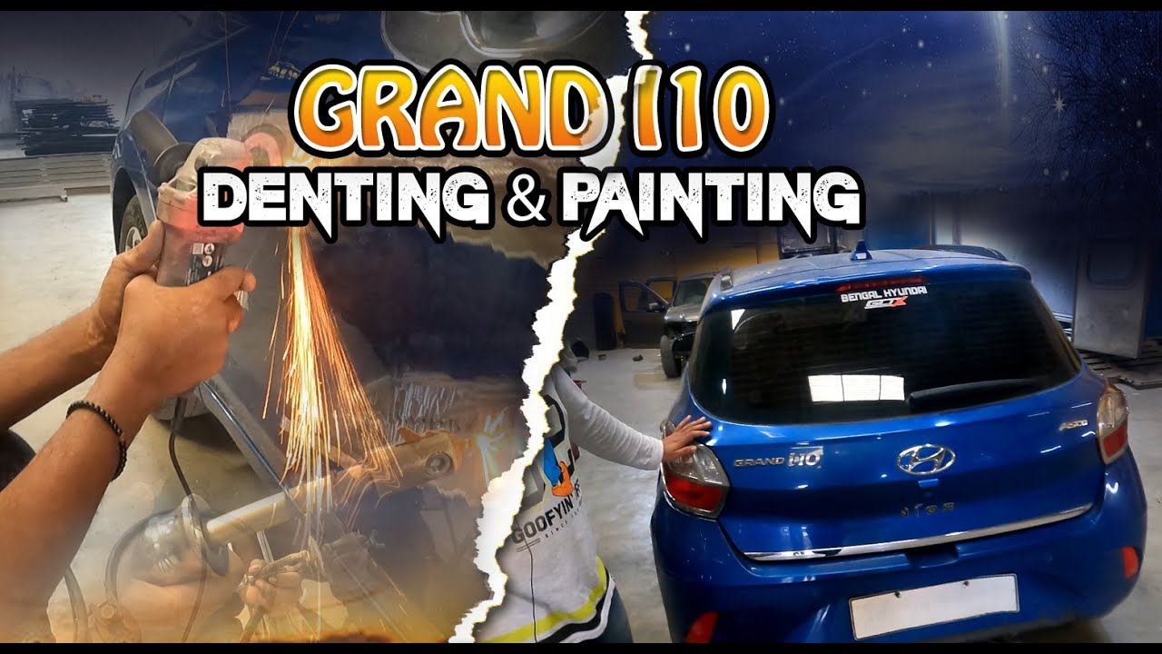 Hyundai Grand i10 Denting & Painting Body Work at a1mechanics Call