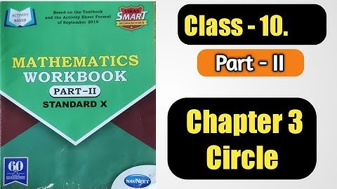 @dehankarsir Mathematics Workbook CLASS -10 | Part -II | Circle