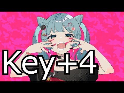 【ニコカラ】  Key＋4　Off Vocal　アニマル　カラオケ　キー変更　キー上げ　inst+4
