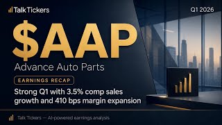 Advance Auto Parts Q1 2026 Earnings: Strong Growth & Strategic Insights