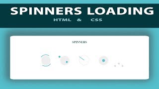 Pure CSS Loader And Spinner Animation | HTML And CSS Tutorial