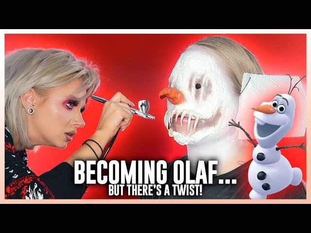 Glam&Gore Transforms Me Into FROZENS OLAF... but theres a twist!