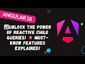 98. 🎯 Master Signal-Based Queries in Angular 18! 🚀 No More Undefined Values in Your Components