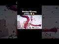 Epic Fight 🐒 Monkey Stopping Buzzing Army 🦟⚔️ #shorts #shortsfeed #cartoOney #viral