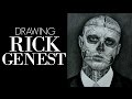 Drawing Rick Genest