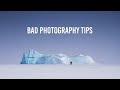 PHOTOGRAPHY TIPS you need to AVOID!