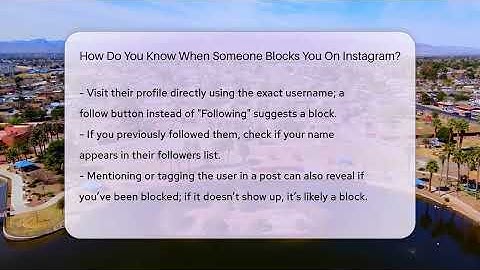 How Do You Know When Someone Blocks You On Instagram? - Everyday-Networking