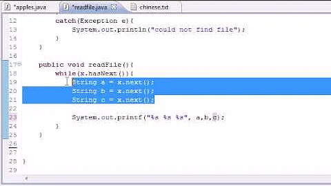 Java Programming Tutorial - 81 - Reading from Files